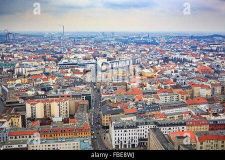 BERLIN, Deutschland - ca. März 2015: Blick über die Stadt Berlin Stockfoto