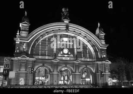 Frankfurt Am Main Hauptbahnhof Stockfoto