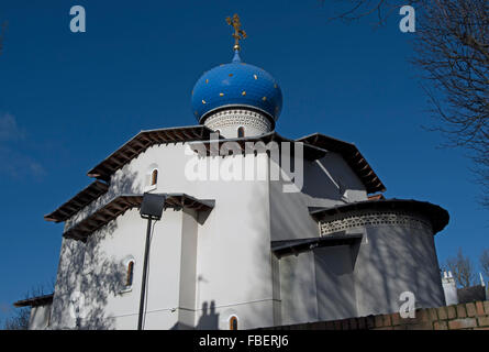 die 1998 Kathedrale der Dormitio, London orthodoxe russische Kirche im Ausland, Gunnersbury, London, england Stockfoto