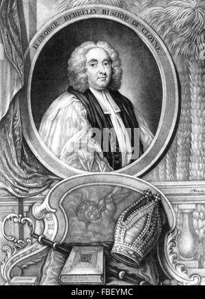 GEORGE BERKELEY (1685-1753) folgten Philosoph aka Bischof Berkely Stockfoto