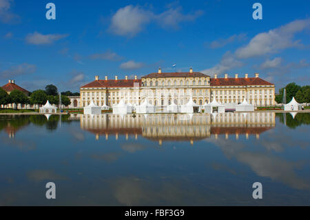 Neue Schloss Schleißheim, Neues Schloss Schleißheim, Schloss Schleißheim, Oberschleißheim bei München, Bayern, Oberbayern, Stockfoto