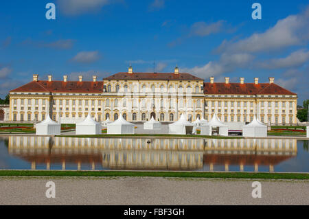 Neue Schloss Schleißheim, Neues Schloss Schleißheim, Schloss Schleißheim, Oberschleißheim bei München, Bayern, Oberbayern, Stockfoto