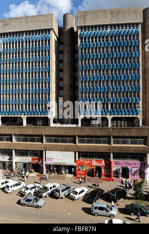 Sambia Copperbelt Stadt Kitwe, Innenstadt Stockfoto