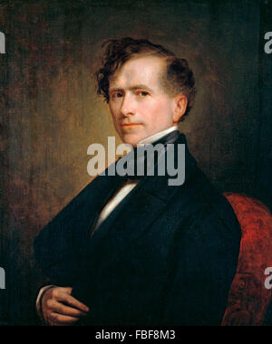 Franklin Pierce. Porträt des 14. US-Präsidenten von George Peter Alexander Healy, 1853 Stockfoto