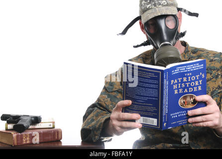 Konservative und Patrioten Glauben an das Recht zu halten und Waffen tragen. Stockfoto