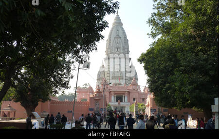 Shri Vishwanath Tempel oder Birla-Tempel im BHU Campus, Varanasi Stockfoto