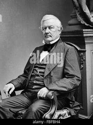 Millard Fillmore, Porträt des 13. US-Präsidenten aus der Brady-Handy Sammlung, 1855-65 c Stockfoto