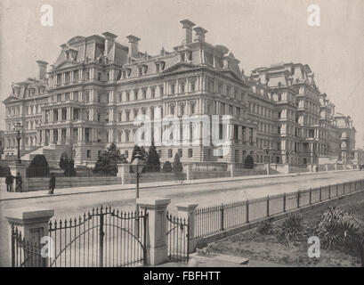 Staat, & Kriegsmarine (jetzt Eisenhower Executive Office) Building, Washington DC 1895 Stockfoto