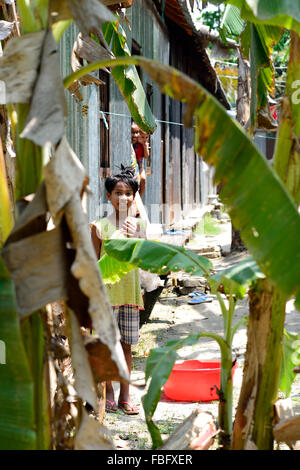 Dorfbewohner in Munshiganji, Bangladesch, Asien Stockfoto