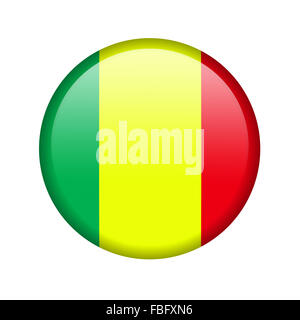 Die malische Flagge Stockfoto