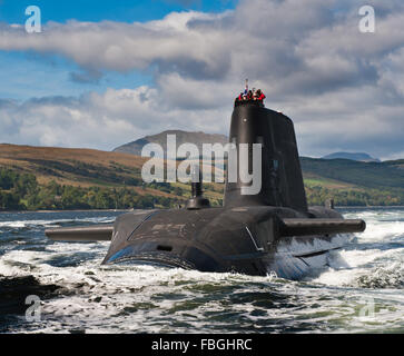 Die nuklearen Hunter killer u-boot HMS Astute der Royal Navy Stockfoto