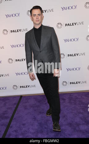 Ein Abend mit "Leben In Pieces" bei The Paley Center for Media - Ankünfte Featuring: Colin Hanks wo: Los Angeles, California, Vereinigte Staaten von Amerika bei: 15. Dezember 2015 Stockfoto