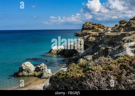 Exotische Strände - Itanos, Kreta, Griechenland Stockfoto