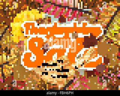 Erntedankfest-Verkauf. EPS 10 Stock Vektor