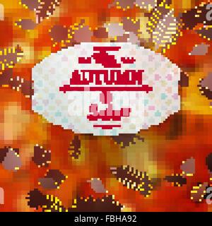 Herbst Verkaufsbanner. EPS 10 Stock Vektor