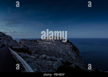 Leuchtturm am Cap Formentor, Mallorca Stockfoto