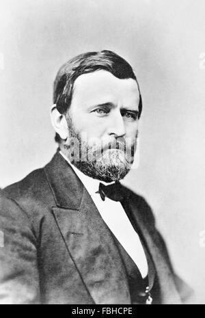 18. US-Präsident Ulysses S Grant, der Zeit zwischen 1870 und 1885 Stockfoto
