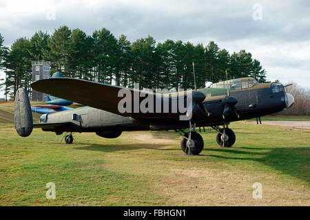 Die Avro Lancaster ist eine britische viermotorige zweiten Weltkrieg schwere Bombenflugzeuge gebaut von Avro für die Royal Air Force Stockfoto