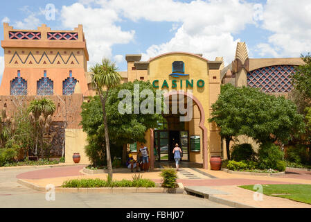 Eingang zum Emerald Resort & Casino, Vanderbijlpark, Emfuleni Gemeinde, Provinz Gauteng, Südafrika Stockfoto