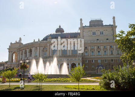 Opernhaus Odessa. Sommer. Ukraine. Stockfoto