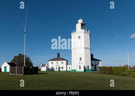 North Foreland Leuchtturm in der Nähe von Broadstairs, Kent, England, UK. Stockfoto