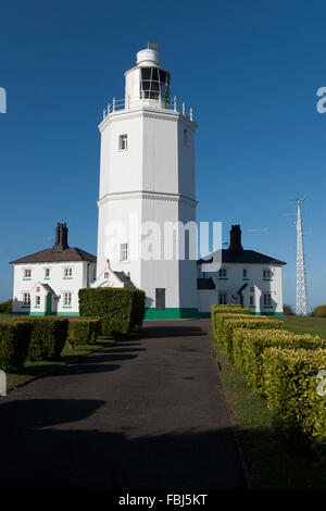 North Foreland Leuchtturm in der Nähe von Broadstairs, Kent, England, UK. Stockfoto