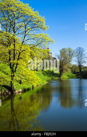 Teich Sneyli in Tallinn, einem schönen Frühlingstag Stockfoto