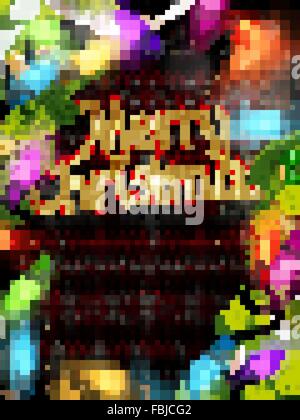 Gestrickte Weihnachten Hintergrund. EPS 10 Stock Vektor