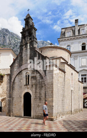 Lukas Kirche in Kotor, Montenegro. Stockfoto