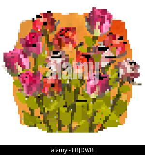 Ferien-Postkarte-Design. EPS 10 Stock Vektor