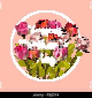 Glückliche Mütter Hintergrund. EPS 10 Stock Vektor