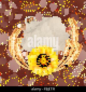 Bunte Blätter Hintergrund. EPS 10 Stock Vektor