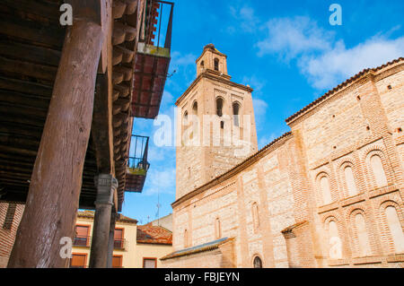 Santa María la Mayor Kirche. Arevalo, Provinz Ávila, Kastilien-Leon, Spanien. Stockfoto