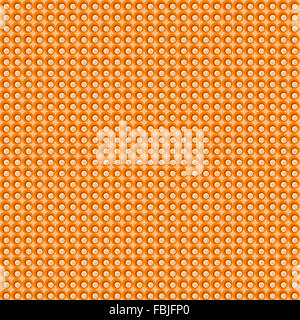 Orange Tönung square nahtlose Hintergrund mit bunten Punkten Stockfoto