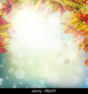 Herbst abstrakten Hintergrund. EPS 10 Stock Vektor