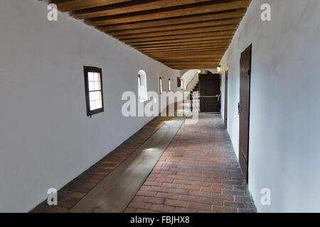 Alte Festung Hohensalzburg im Inneren in Salzburg, Österreich. Stockfoto