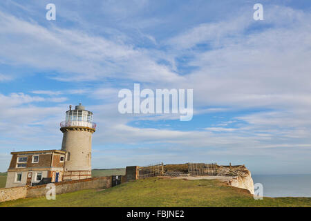 Belle Tout Leuchtturm Beachy Head, sieben Schwestern Country Park, South Downs National Park Stockfoto