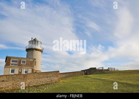 Belle Tout Leuchtturm Beachy Head, sieben Schwestern Country Park, South Downs National Park Stockfoto