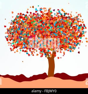 Floral Grußkarte. EPS 8 Stock Vektor