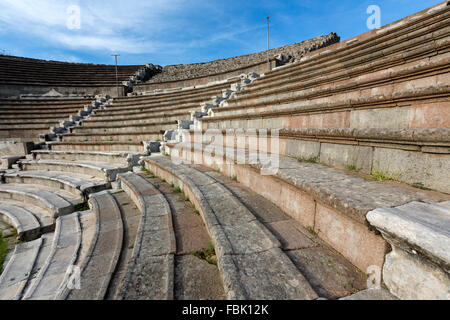 Das römische Theater Sitze im Heiligtum von Asclepion, Pergamonmuseum, Stockfoto