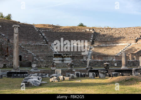 Das römische Theater im Heiligtum von Asclepion, Pergamonmuseum, Stockfoto