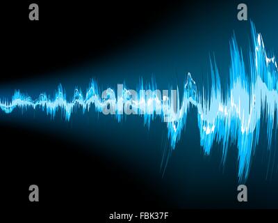 Schallwelle abstrakten Hintergrund. EPS 10 Stock Vektor