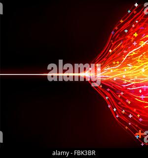 Abstrakte leuchtenden Hintergrund ähnelt. EPS 10 Stock Vektor