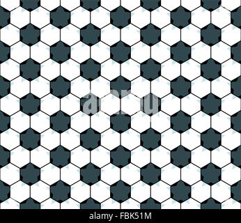 Nahtlose Fußball Stern-Muster. EPS 8 Stock Vektor