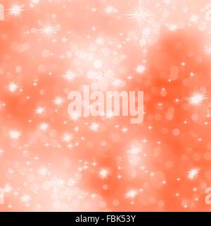 Orange abstrakte romantisch mit Sternen. EPS 8 Stock Vektor