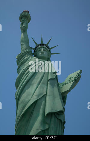 Die Statue oder Liberty auf dem New York Casino in Las Vegas Stockfoto