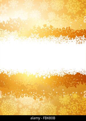 Ein Gold und gelb funkeln Karte Hintergrund. EPS 8 Stock Vektor