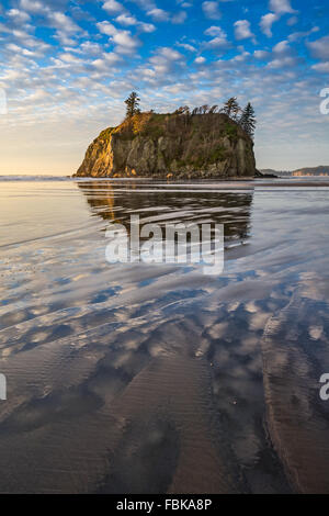 Ruby Beach in Olympic Nationalpark befindet sich im US-Bundesstaat Washington. Stockfoto