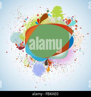 Abstrakte Blumen Natur Hintergrund. EPS 8 Stock Vektor