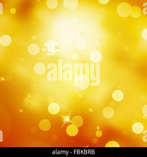 Glitzernde Weihnachten Goldgrund. EPS 10 Stock Vektor